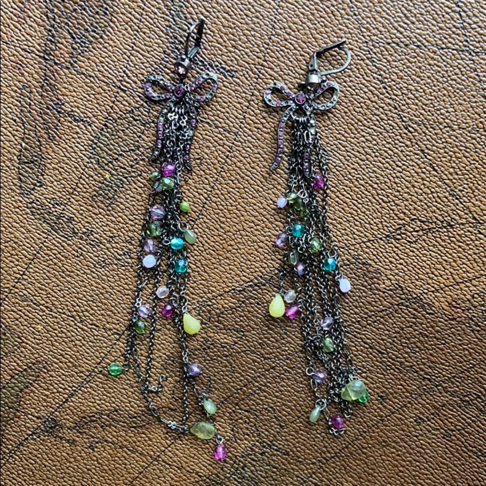 Betsey Johnson dangly earrings